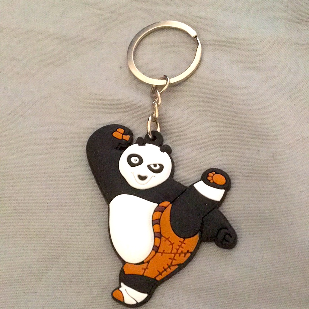 Kung Fu Panda Soft Rubber Keychain
